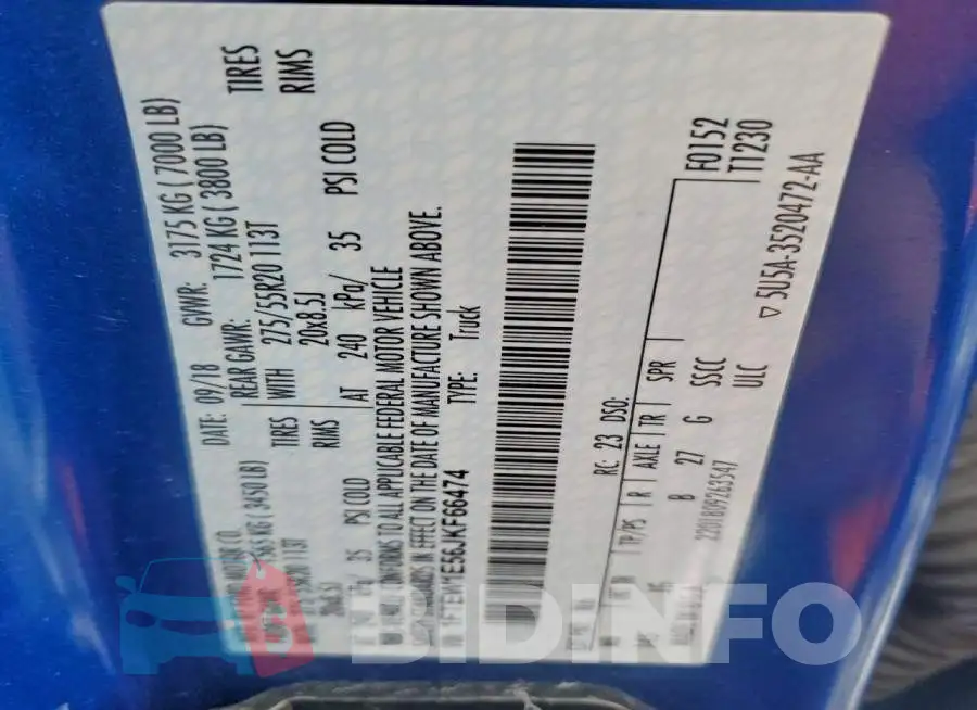 1FTEW1E56JKF66474 Photo# 12