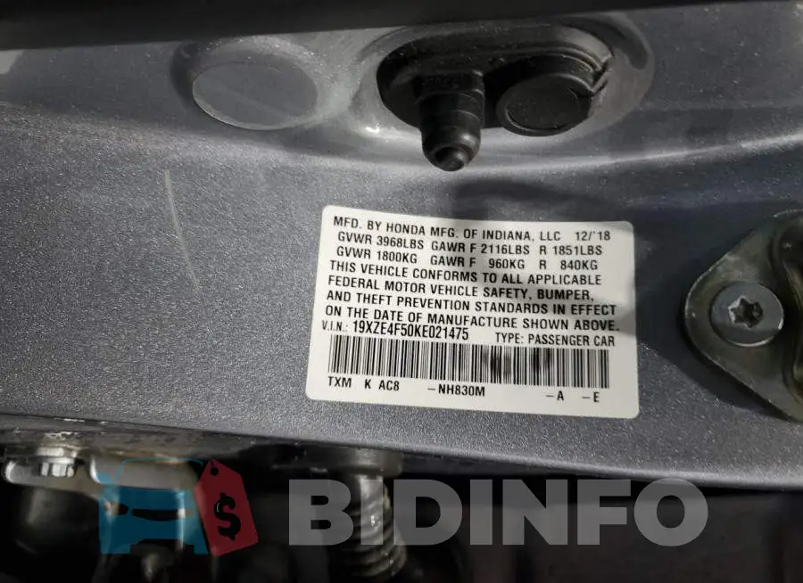 19XZE4F50KE021475 Photo# 12
