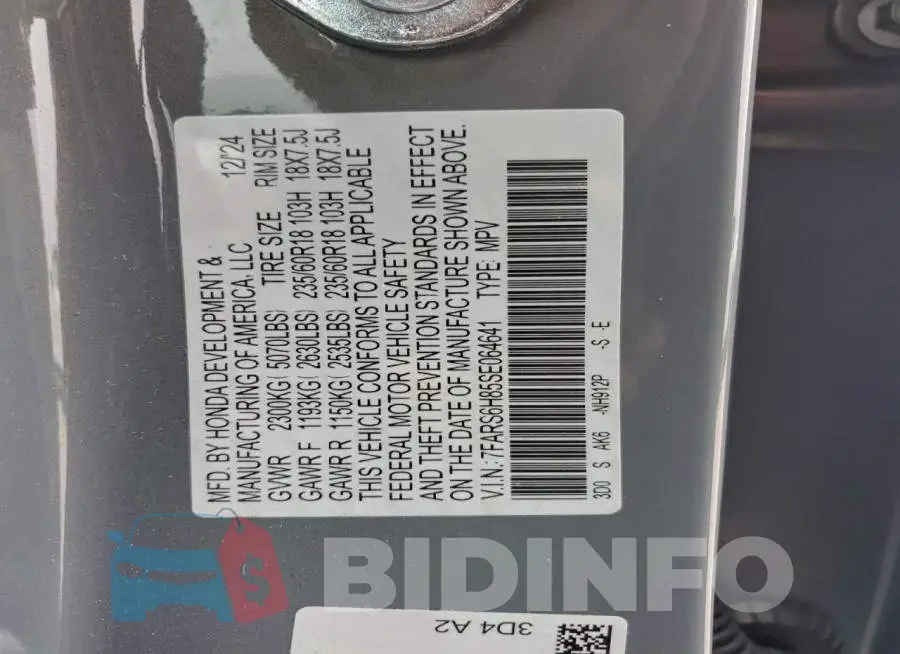7FARS6H85SE064641 Photo# 13