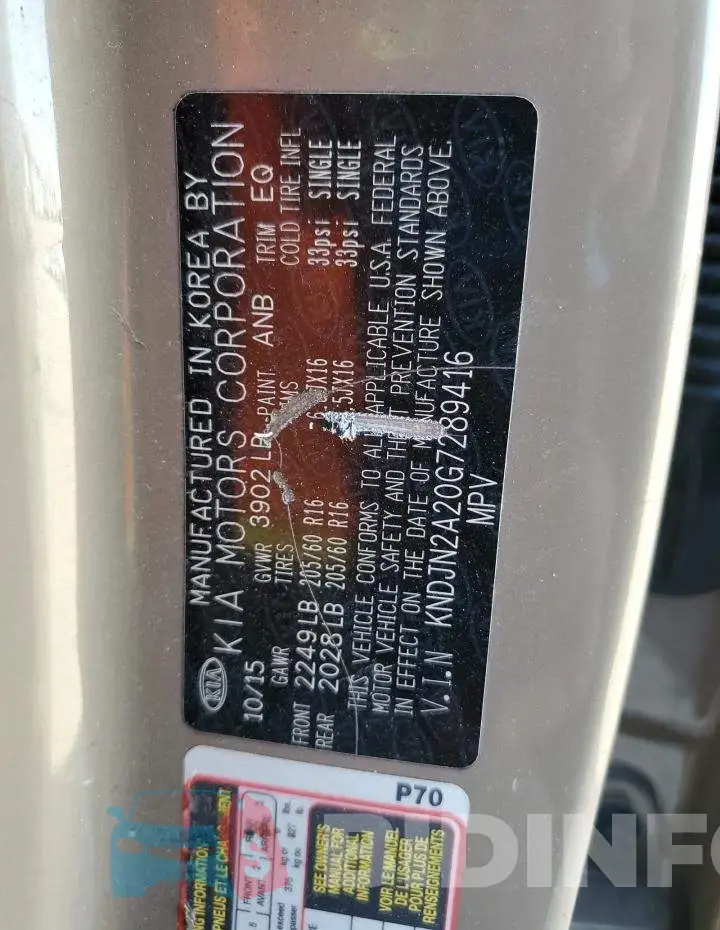 KNDJN2A20G7289416 Photo# 12