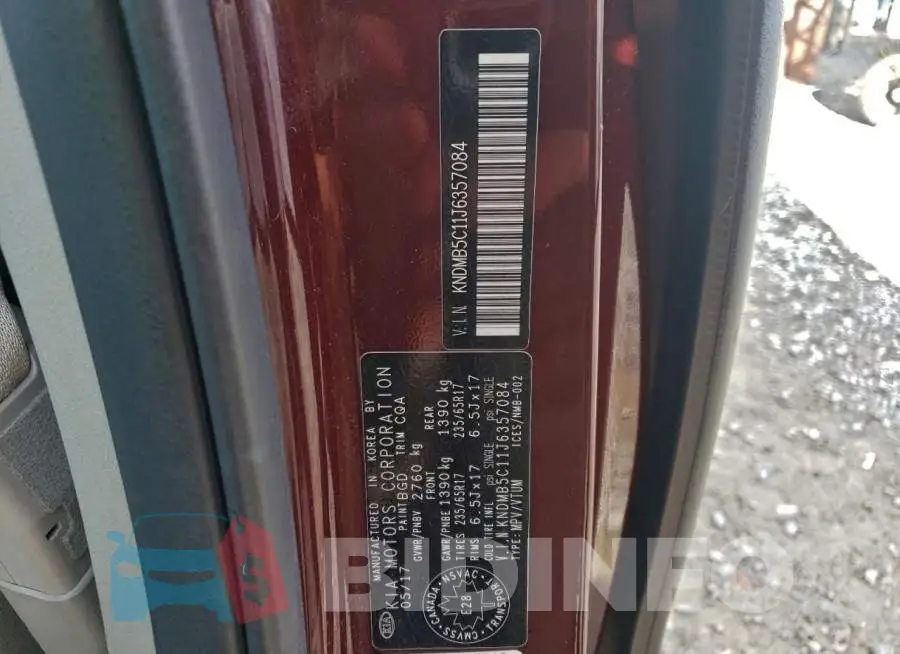KNDMB5C11J6357084 Photo# 14