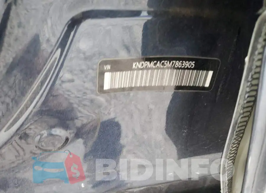 KNDPMCAC5M7863905 Photo# 13
