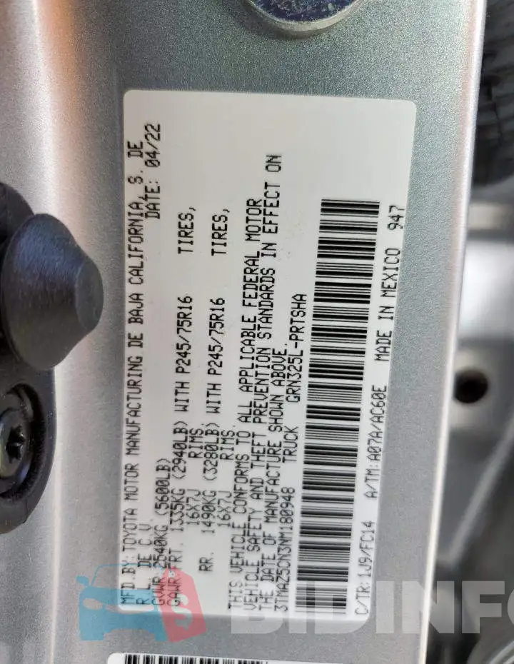 3TMAZ5CN3NM180948 Photo# 13
