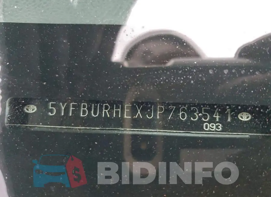 5YFBURHEXJP763541 Photo# 13