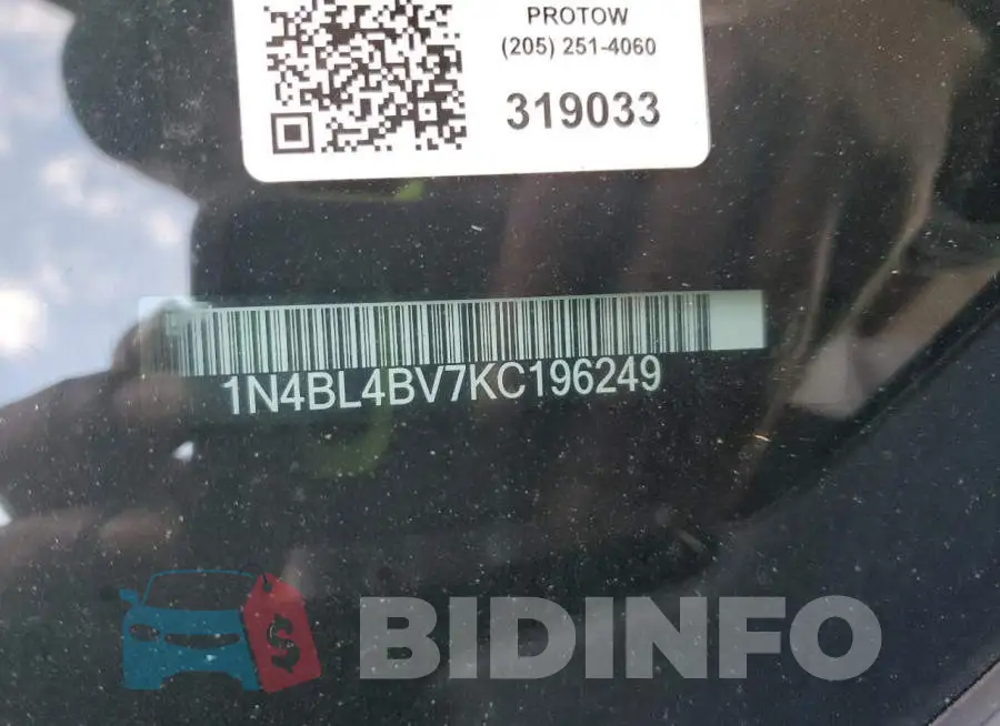 1N4BL4BV7KC196249 Photo# 12