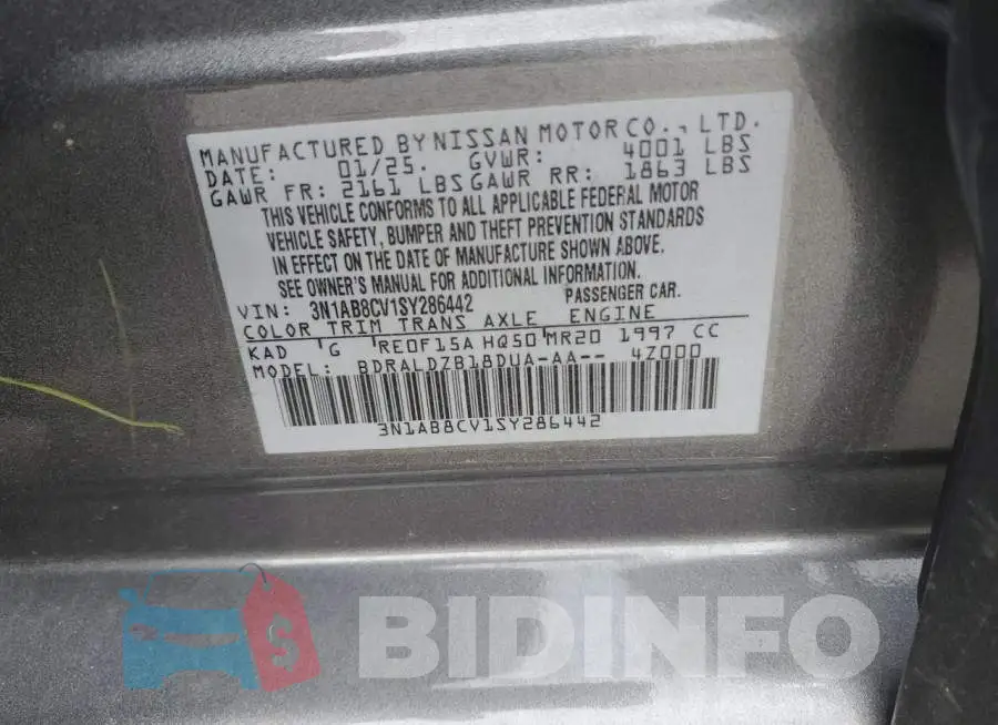 3N1AB8CV1SY286442 Photo# 12