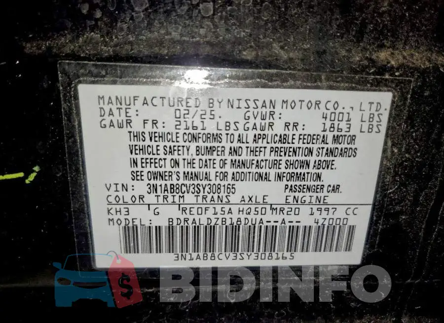3N1AB8CV3SY308165 Photo# 13