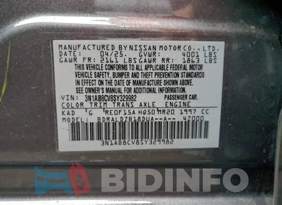 3N1AB8CV8SY329982 Photo# 12