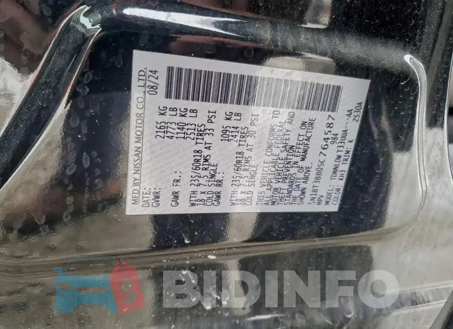 5N1BT3BB0SC764587 Photo# 13