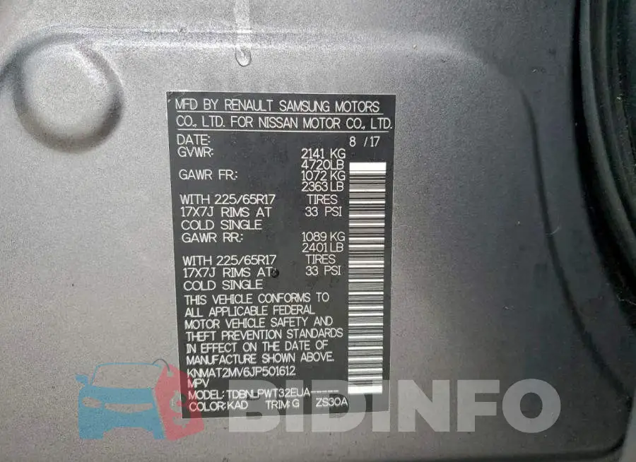 KNMAT2MV6JP501612 Photo# 13