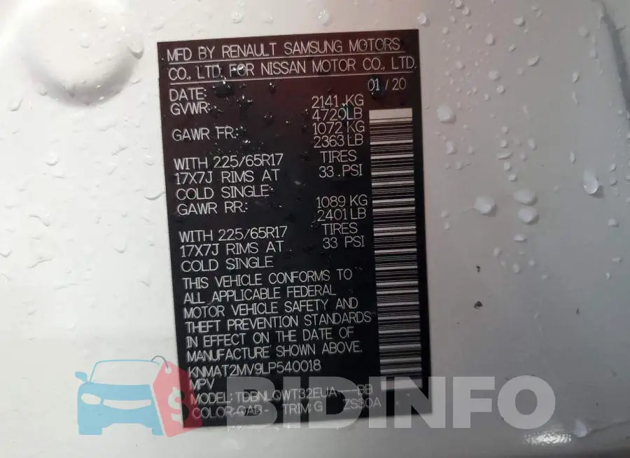 KNMAT2MV9LP540018 Photo# 13