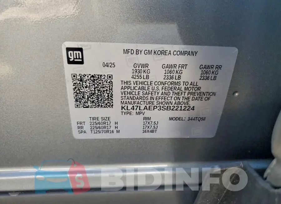KL47LAEP3SB221224 Photo# 13