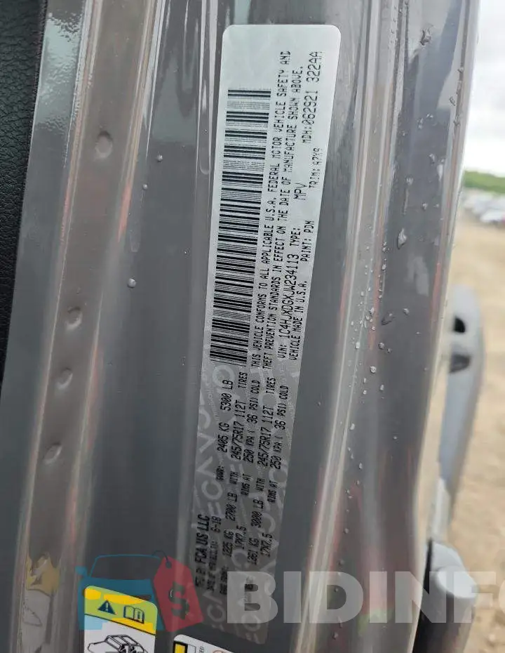 1C4HJXDGXJW234113 Photo# 12