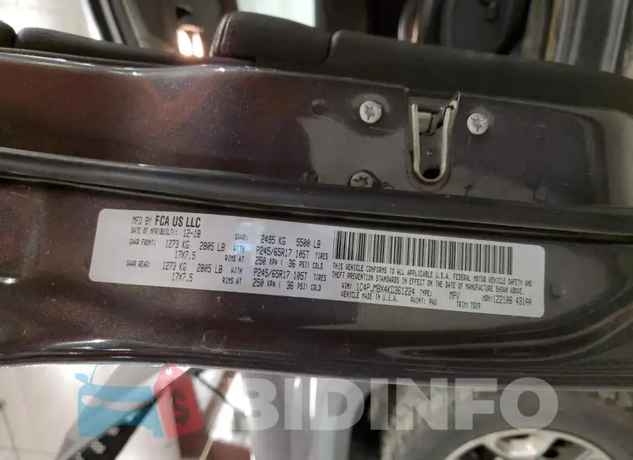 1C4PJMBX4KD361224 Photo# 13