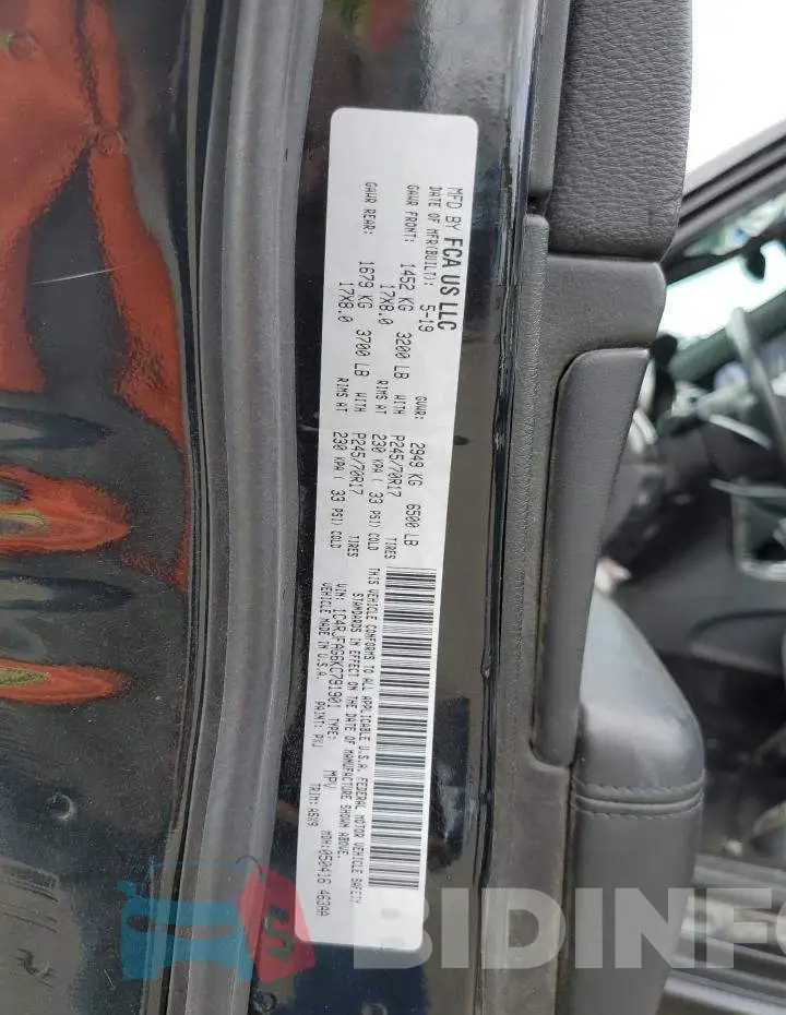 1C4RJFAG6KC791901 Photo# 13