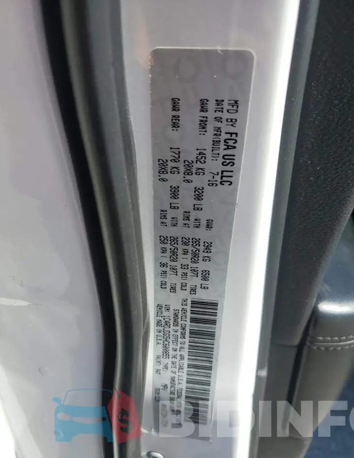 1C4RDJDG5HC600855 Photo# 13