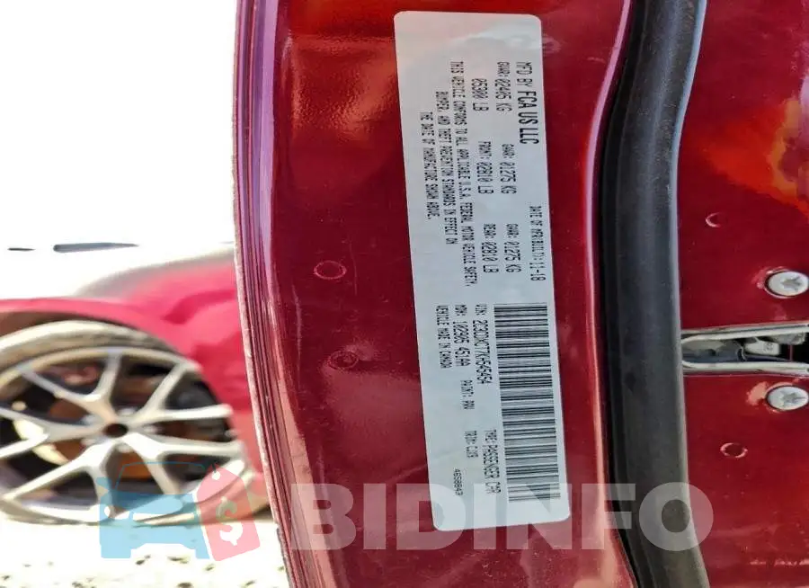 2C3CDXCT7KH545454 Photo# 13