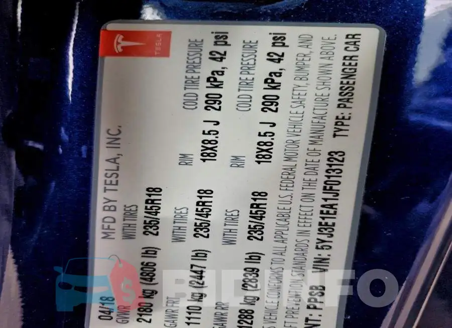 5YJ3E1EA1JF013123 Photo# 12