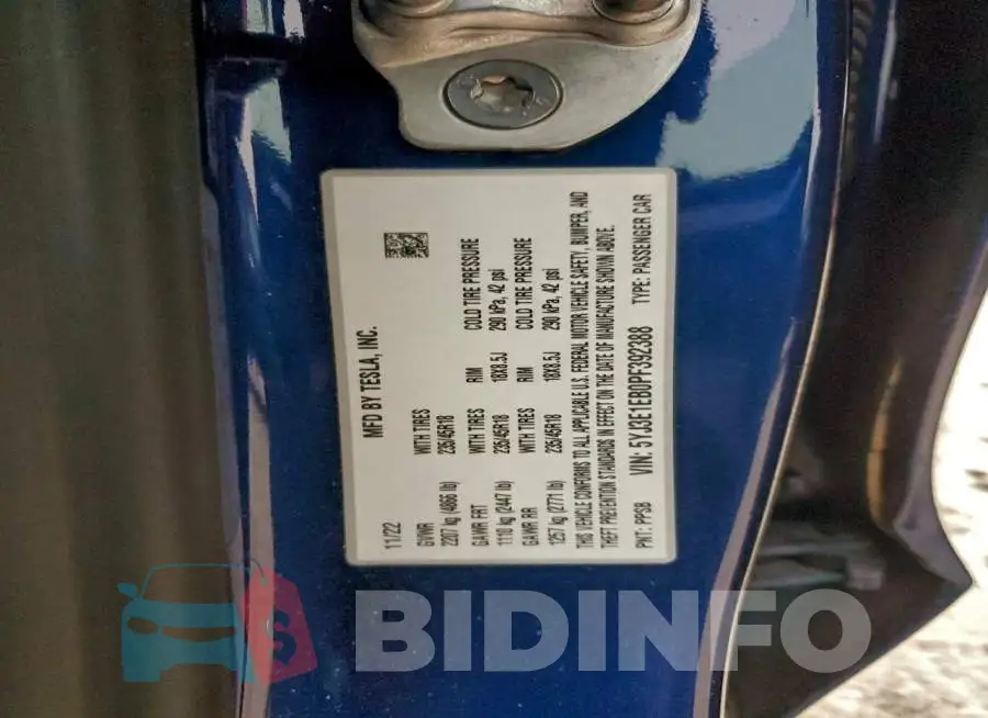 5YJ3E1EB0PF392388 Photo# 12