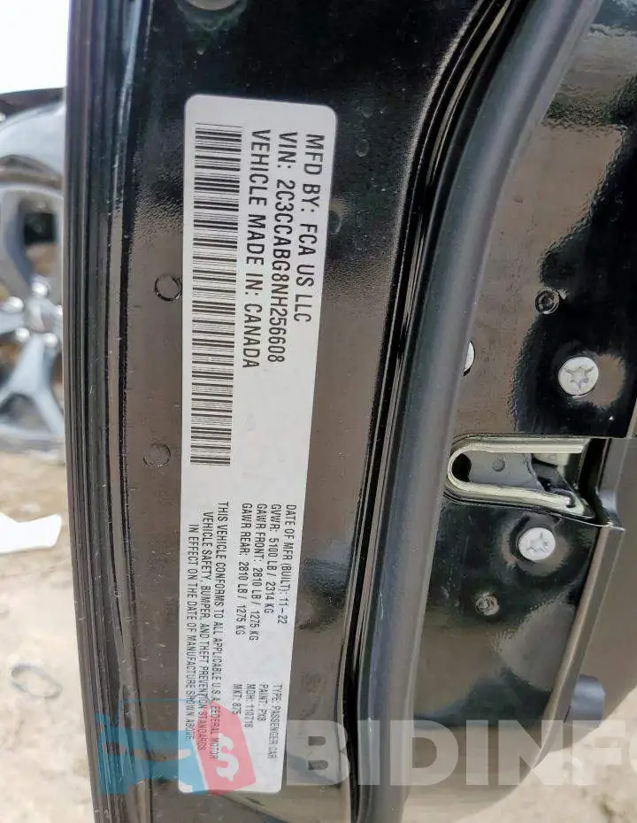 2C3CCABG8NH256608 Photo# 13