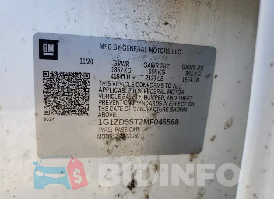 1G1ZD5ST2MF046568 Photo# 13