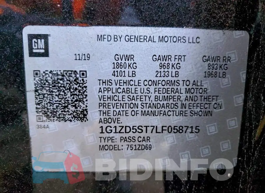 1G1ZD5ST7LF058715 Photo# 12