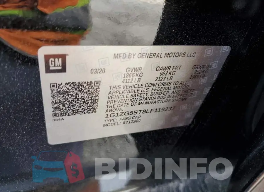 1G1ZG5ST8LF119237 Photo# 12