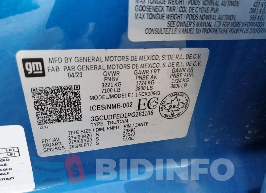 3GCUDFED1PG281106 Photo# 12
