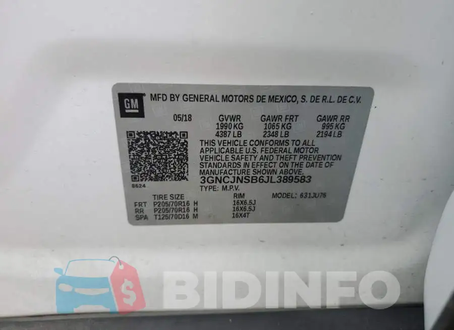3GNCJNSB6JL389583 Photo# 13