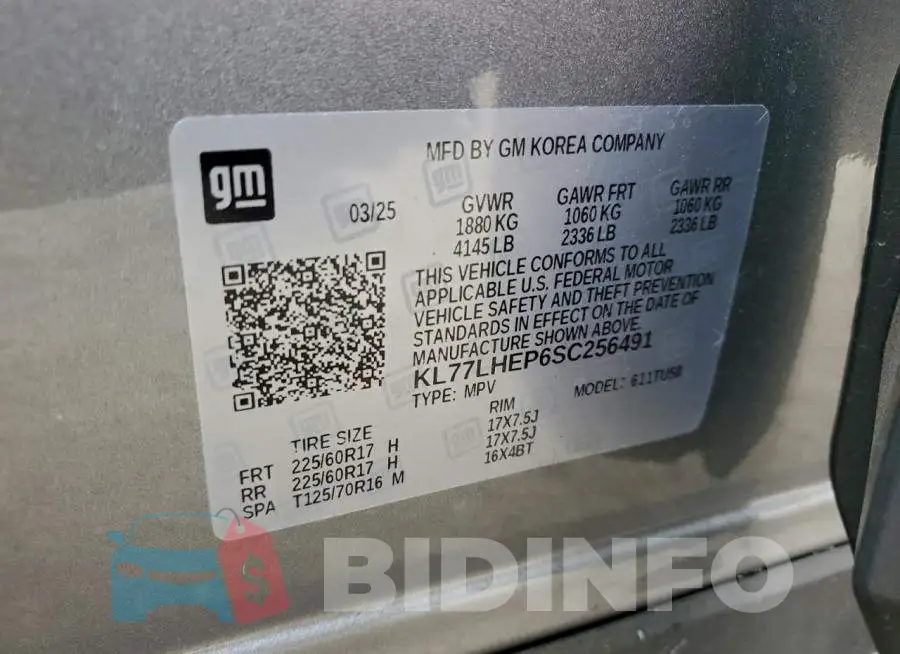 KL77LHEP6SC256491 Photo# 13