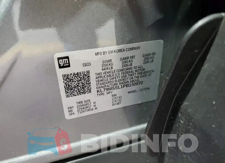 KL79MSSL1PB150872 Photo# 13