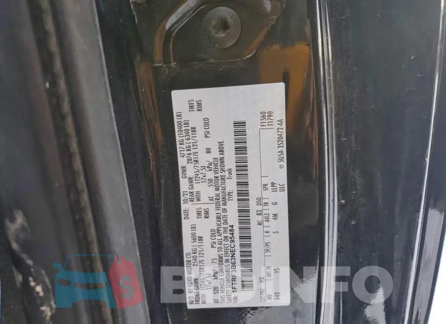 1FTRF3B63NEC95484 Photo# 12