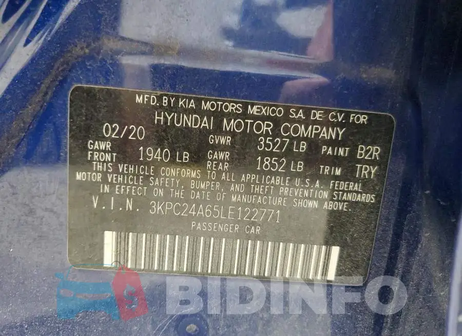 3KPC24A65LE122771 Photo# 12