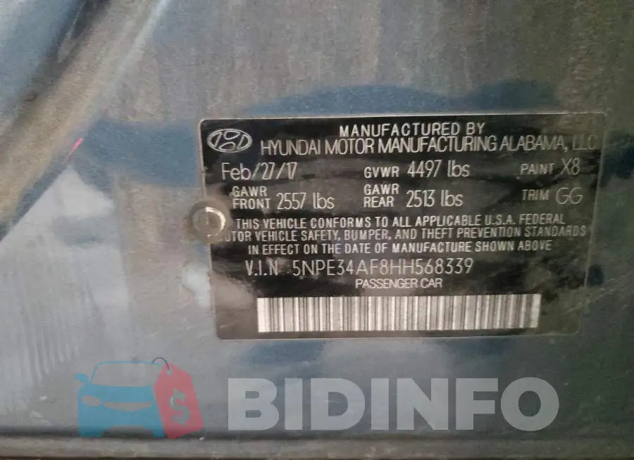 5NPE34AF8HH568339 Photo# 12