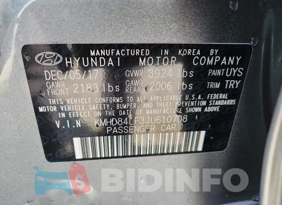 KMHD84LF3JU610708 Photo# 12
