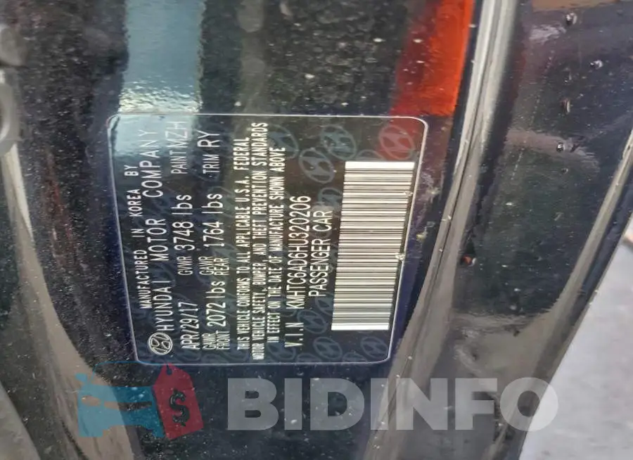 KMHTC6AD6HU320206 Photo# 12