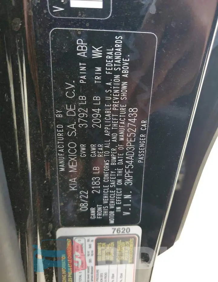 3KPF54AD3PE527438 Photo# 13
