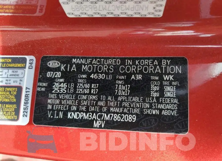 KNDPM3AC7M7862089 Photo# 12