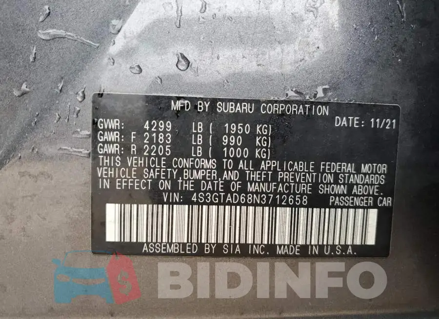 4S3GTAD68N3712658 Photo# 12