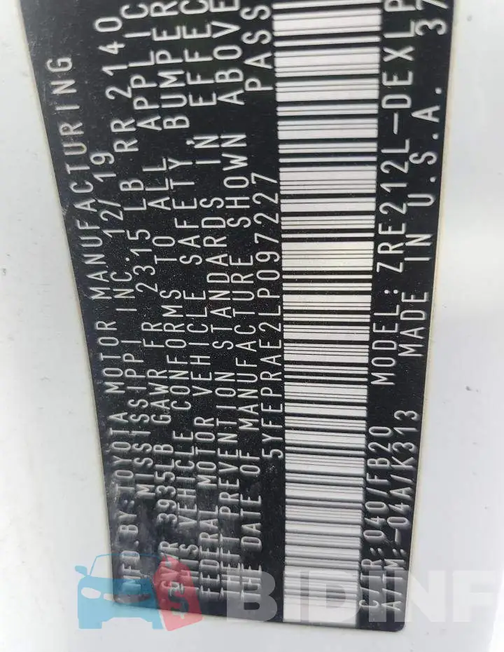 5YFEPRAE2LP097227 Photo# 12