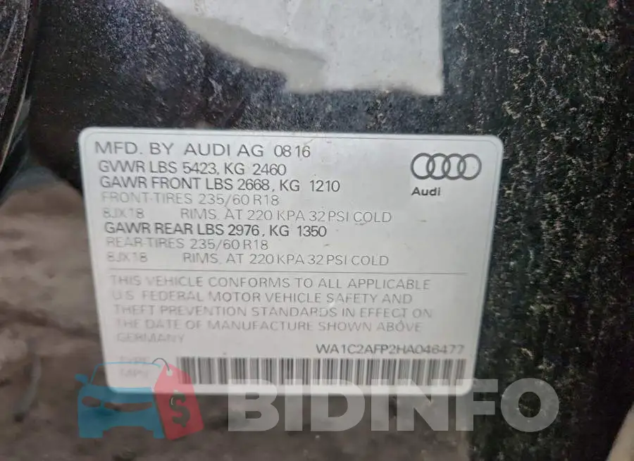 WA1C2AFP2HA046477 Photo# 13