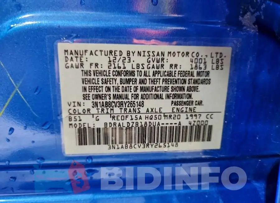 3N1AB8CV3RY265148 Photo# 13