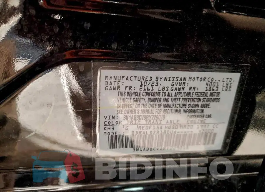 3N1AB8CV8RY229018 Photo# 13