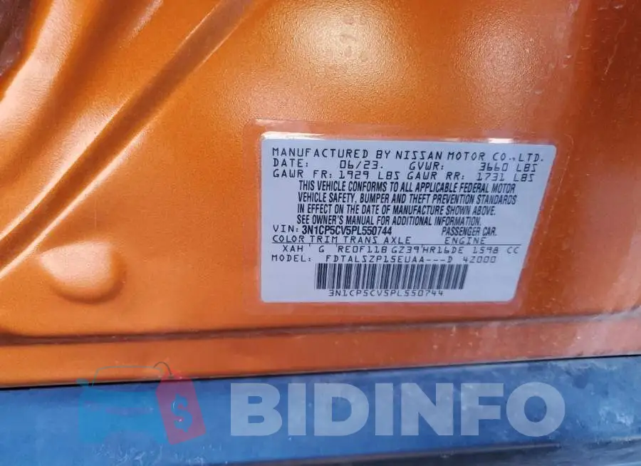 3N1CP5CV5PL550744 Photo# 14