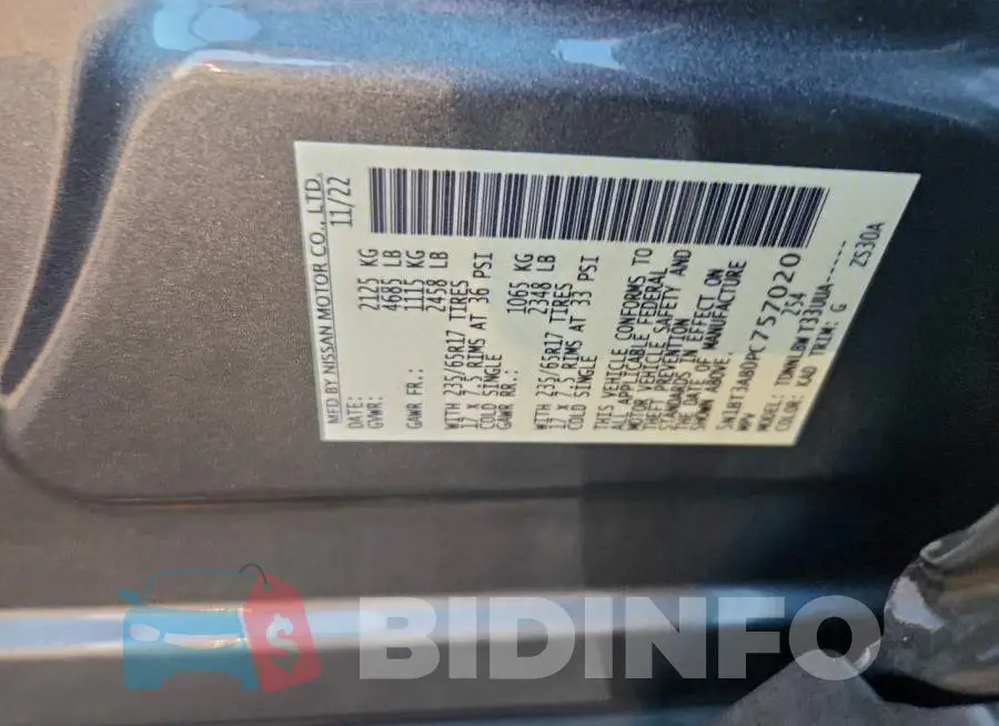 5N1BT3AB0PC757020 Photo# 14