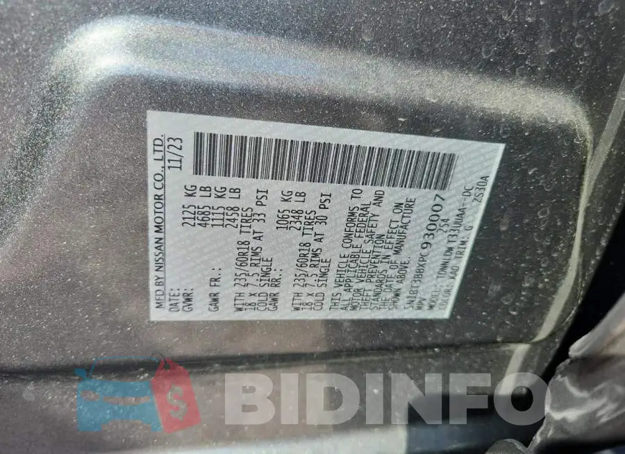 5N1BT3BBXPC930007 Photo# 12