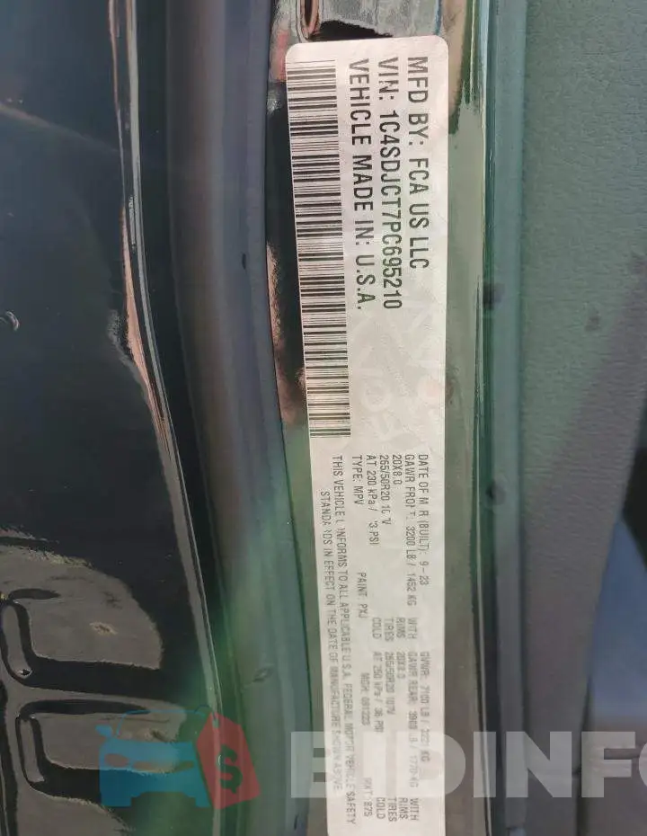 1C4SDJCT7PC695210 Photo# 13