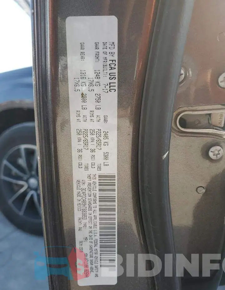 3C4PDCAB9HT683853 Photo# 13