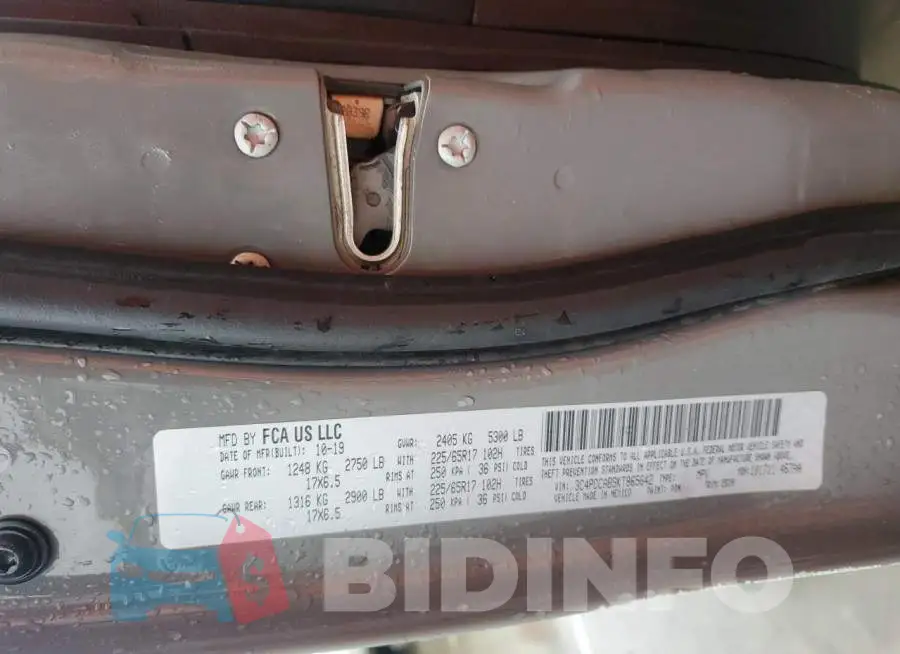 3C4PDCAB9KT865642 Photo# 14