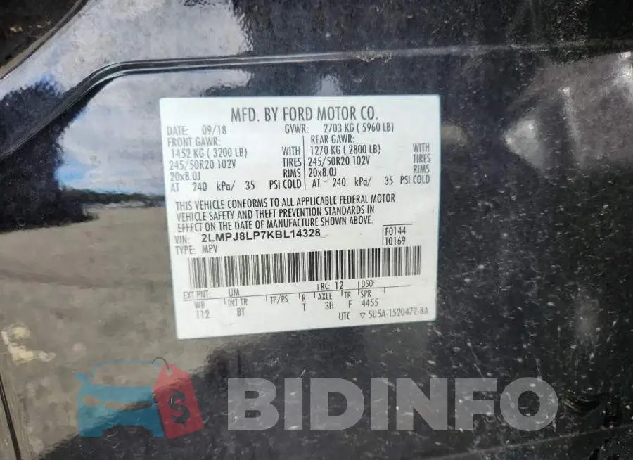 2LMPJ8LP7KBL14328 Photo# 12